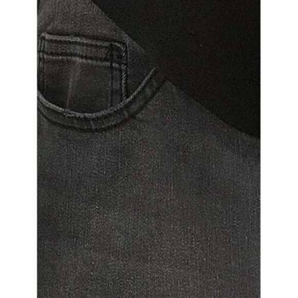 TIME & TRU Maternity XXL Skinny JEANS, Comfort FULL PANEL, Charcoal GREY NEW - Picture 5 of 5